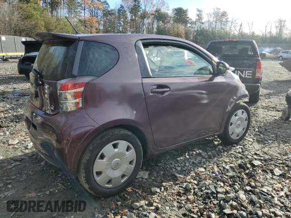 2013 Scion iQ with VIN JTNJJXB00DJ022017, listed as a Copart auction lot 82717994 with Not provided miles and Salvage title. Bid and sale history available at DreamBid. Image 3.
