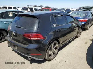 2018 Volkswagen Golf GTI S with VIN 3VW447AU6JM297495, listed as a Copart auction lot 56058774 with 0 mi miles and Salvage Title. Bid and sale history available at carsss.com. Image 3.