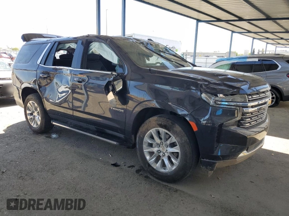 2023 Chevrolet Tahoe Premier with VIN 1GNSCSKD8PR322118, listed as a Copart auction lot 54268274 with 9,627 mi miles and Non Repairable. Bid and sale history available at carsss.com. Image 4.