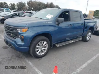 2024 Chevrolet Silverado 1500 Custom with VIN 3GCPDBEK7RG252751, listed as a IAAI auction lot 41429343 with 3,735 mi miles and . Bid and sale history available at DreamBid. Image 18.