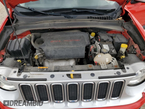 2017 Jeep Renegade Limited with VIN ZACCJBDB1HPE93582, listed as a Copart auction lot 64261214 with 164,943 mi miles and Non repairable. Bid and sale history available at DreamBid. Image 11.