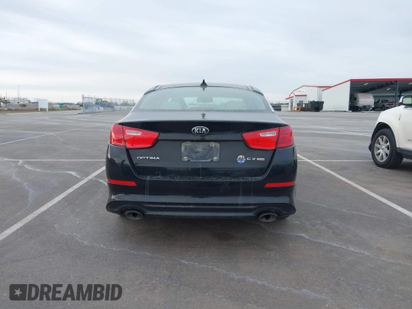 2015 Kia Optima EX with VIN 5XXGN4A78FG363351, listed as a IAAI auction lot 41829791 with 126,501 mi miles. Bid and sale history available at carsss.com. Image 16.