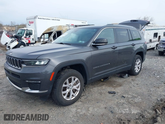 2021 Jeep Grand Cherokee Limited with VIN 1C4RJKBG2M8213100, listed as a IAAI auction lot 41987619 with 80,613 mi miles and . Bid and sale history available at DreamBid. Image 17.