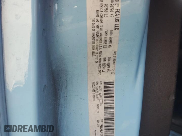 2017 FIAT 500e z VIN 3C3CFFGE8HT563364, wystawiony jako Copart lot #45574865 z przebiegiem 49 281 mil mil oraz Szkoda całkowita • Salvage title. Historia ofert i sprzedaży dostępna na DreamBid. Obrazek 12.