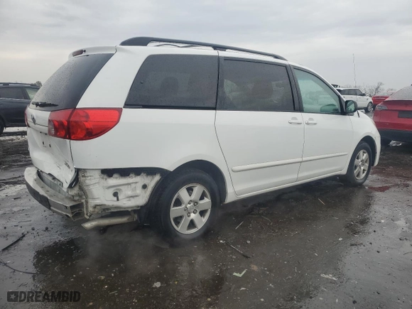 2009 Toyota Sienna CE with VIN 5TDZK23C39S233240, listed as a Copart auction lot 50080325 with 213,688 mi miles and Salvage Title. Bid and sale history available at carsss.com. Image 3.