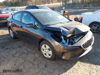 2018 Kia Forte LX with VIN 3KPFK4A77JE224270, listed as a IAAI auction lot 41801085 with 41,474 mi miles. Bid and sale history available at carsss.com. Image 1.