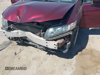 2013 Honda Civic LX with VIN 2HGFB2F58DH587747, listed as a IAAI auction lot 41862922 with 38,797 mi miles and . Bid and sale history available at DreamBid. Image 6.