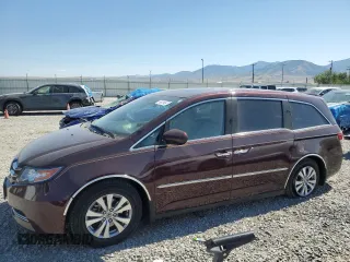 2014 Honda Odyssey EX-L z VIN 5FNRL5H66EB008648, wystawiony jako Copart lot #64146415 z przebiegiem 108 513 mil mil oraz Szkoda całkowita • Salvage title. Historia ofert i sprzedaży dostępna na DreamBid. Obrazek 1.