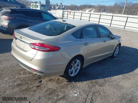 2018 Ford Fusion SE with VIN 3FA6P0H78JR107957, listed as a IAAI auction lot 41639036 with NaN miles. Bid and sale history available at carsss.com. Image 4.