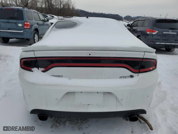 2017 Dodge Charger SRT Hellcat with VIN 2C3CDXL93HH522816, listed as a Copart auction lot 87491014 with 14,779 mi miles and Salvage Title. Bid and sale history available at carsss.com. Image 6.