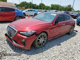 2019 Genesis G70 Advanced z VIN KMTG34LE0KU024820, wystawiony jako Copart lot #58488615 z przebiegiem 81 576 mil mil oraz Szkoda całkowita • Salvage title. Historia ofert i sprzedaży dostępna na DreamBid. Obrazek 1.