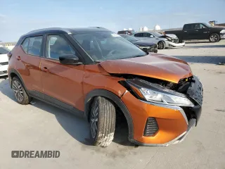 2024 Nissan Kicks SV with VIN 3N1CP5CV7RL561747, listed as a Copart auction lot 42876005 with 10,423 mi miles and Salvage Title. Bid and sale history available at DreamBid. Image 4.