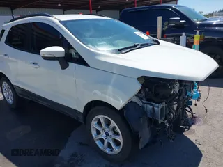 2021 Ford EcoSport SE with VIN MAJ3S2GE4MC439992, listed as a IAAI auction lot 41839289 with 28,563 mi miles and . Bid and sale history available at carsss.com. Image 19.