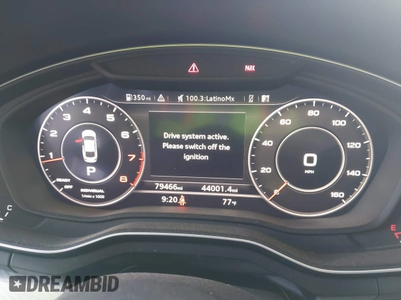 2018 Audi A5 Sportback Premium with VIN WAUANCF52JA130204, listed as a IAAI auction lot 42392730 with 79,466 mi miles and . Bid and sale history available at DreamBid. Image 7.