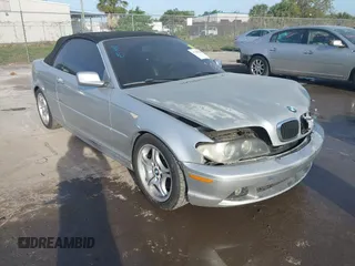 2004 BMW 3 Series 330Ci with VIN WBABW53424PL44944, listed as a IAAI auction lot 41706388 with 80,092 mi miles. Bid and sale history available at carsss.com. Image 1.