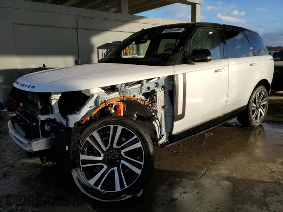 2023 Land Rover Range Rover SE z VIN SALKP9E7XPA063280, wystawiony jako Copart lot #87803455 z przebiegiem 38 966 mil mil oraz Szkoda całkowita • Salvage title. Historia ofert i sprzedaży dostępna na DreamBid. Obrazek 1.