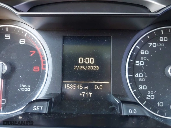 2013 Audi A4 Premium Plus with VIN WAUFFAFL5DN027409, listed as a IAAI auction lot 41945289 with 158,545 mi miles. Bid and sale history available at carsss.com. Image 7.