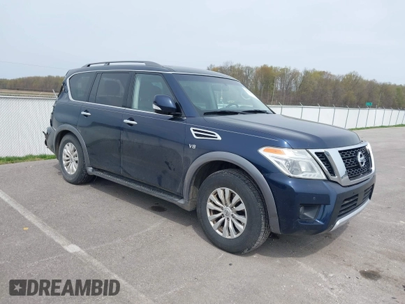 2017 Nissan Armada SV with VIN JN8AY2NC2H9504900, listed as a IAAI auction lot 42069976 with 151,936 mi miles and . Bid and sale history available at DreamBid. Image 1.