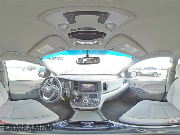 2017 Toyota Sienna LE Auto Access Seat with VIN 5TDKZ3DC5HS885101, listed as a Copart auction lot 59471975 with 117,696 mi miles and Salvage title. Bid and sale history available at DreamBid. Image 15.