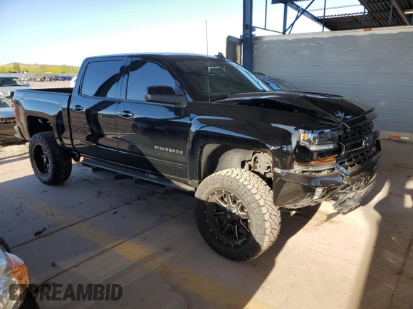 2017 Chevrolet Silverado 1500 LT with VIN 3GCUKREC1HG363756, listed as a Copart auction lot 54429565 with 182,515 mi miles and Salvage Title. Bid and sale history available at DreamBid. Image 4.