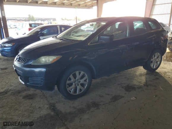 2009 Mazda CX-7 Sport with VIN JM3ER293890236484, listed as a Copart auction lot 45351555 with 190,497 mi miles and Salvage Title. Bid and sale history available at carsss.com. Image 1.