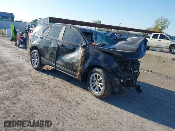 2020 Chevrolet Equinox LS z VIN 2GNAX5EV9L6143114, wystawiony jako IAAI lot #41217119 z przebiegiem Nie podano mil oraz . Historia ofert i sprzedaży dostępna na DreamBid. Obrazek 1.