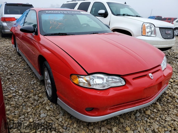 2002 Chevrolet Monte Carlo SS with VIN 2G1WX15K929335538, listed as a Copart auction lot 37549594 with 61,286 mi miles and Salvage Title. Bid and sale history available at carsss.com. Image 4.