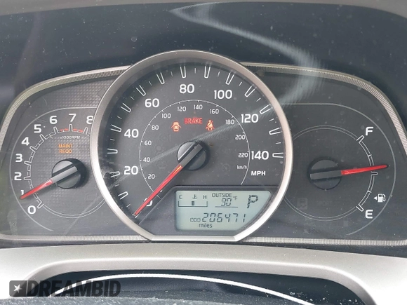 2013 Toyota RAV4 XLE with VIN 2T3WFREV0DW051372, listed as a IAAI auction lot 42310212 with 206,471 mi miles and . Bid and sale history available at DreamBid. Image 7.