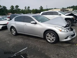2012 Infiniti G25 x with VIN JN1DV6AR6CM860407, listed as a Copart auction lot 64568594 with 145,298 mi miles and Salvage Title. Bid and sale history available at carsss.com. Image 4.