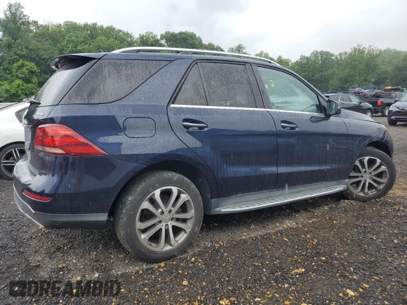 2016 Mercedes-Benz GLE 350 with VIN 4JGDA5HB5GA636186, listed as a Copart auction lot 63459905 with 127,899 mi miles and Salvage title. Bid and sale history available at DreamBid. Image 3.