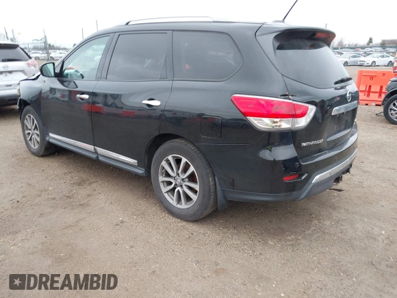 2014 Nissan Pathfinder SL with VIN 5N1AR2MM0EC663878, listed as a IAAI auction lot 42060502 with 130,296 mi miles. Bid and sale history available at carsss.com. Image 3.