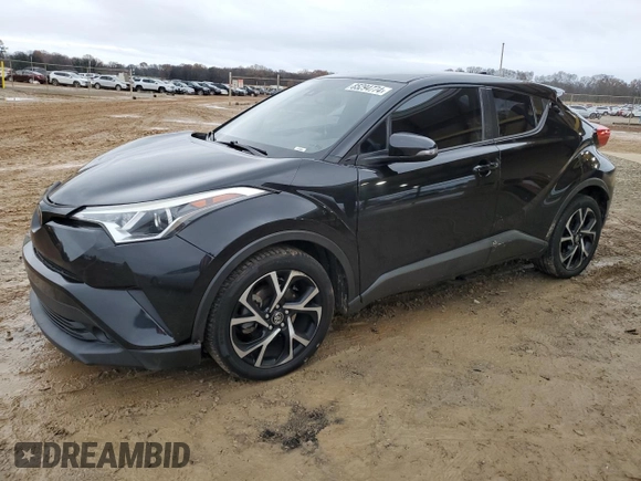 2018 Toyota C-HR XLE with VIN NMTKHMBX4JR015438, listed as a Copart auction lot 85294774 with 155,537 mi miles and Salvage Title. Bid and sale history available at carsss.com. Image 1.