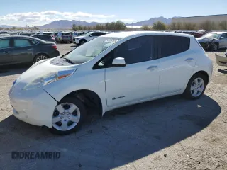 2016 Nissan LEAF S with VIN 1N4AZ0CPXGC309024, listed as a Copart auction lot 49629195 with 81,386 mi miles and Salvage Title. Bid and sale history available at carsss.com. Image 1.