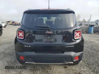 2017 Jeep Renegade Limited with VIN ZACCJBDB9HPE49331, listed as a Copart auction lot 50062075 with 169,533 mi miles and Clean title. Bid and sale history available at DreamBid. Image 6.