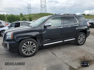 2016 GMC Terrain Denali with VIN 2GKFLVE35G6145798, listed as a Copart auction lot 57901045 with 75,614 mi miles and Salvage title. Bid and sale history available at DreamBid. Image 1.