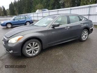2012 Infiniti M z VIN JN1BY1AP8CM334084, wystawiony jako Copart lot #50758815 z przebiegiem 107 917 mil mil oraz Szkody całkowita. Historia ofert i sprzedaży dostępna na DreamBid. Obrazek 1.