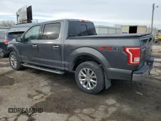 2017 Ford F-150 XL with VIN 1FTEW1EF4HFA35348, listed as a Copart auction lot 45012045 with 181,456 mi miles and Salvage Title. Bid and sale history available at carsss.com. Image 2.