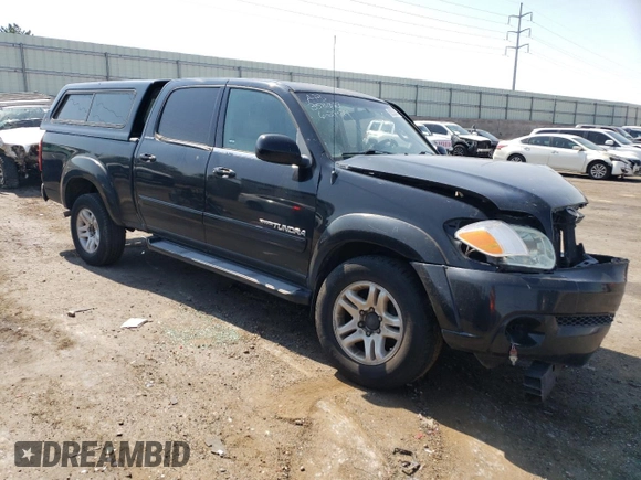 2005 Toyota Tundra Limited z VIN 5TBDT48115S473075, wystawiony jako Copart lot #62755424 z przebiegiem Nie podano mil oraz Szkoda całkowita • Salvage title. Historia ofert i sprzedaży dostępna na DreamBid. Obrazek 4.