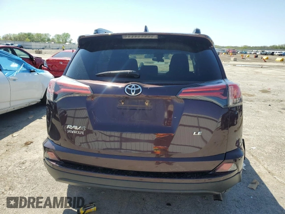2017 Toyota RAV4 LE z VIN 2T3ZFREV4HW362063, wystawiony jako Copart lot #53992765 z przebiegiem Nie podano mil oraz Szkoda całkowita • Salvage title. Historia ofert i sprzedaży dostępna na DreamBid. Obrazek 6.