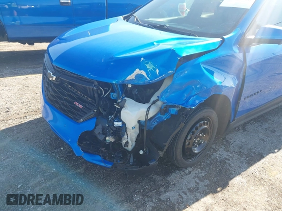 2024 Chevrolet Equinox RS with VIN 3GNAXMEG1RS150810, listed as a IAAI auction lot 41985283 with 36,237 mi miles and . Bid and sale history available at DreamBid. Image 6.