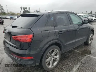2018 Audi Q3 Premium with VIN WA1BCCFS7JR026757, listed as a Copart auction lot 48523745 with 46,315 mi miles and Salvage Title. Bid and sale history available at carsss.com. Image 3.