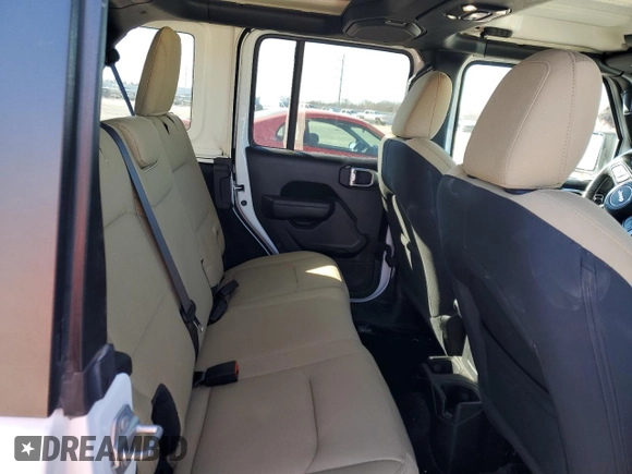 2022 Jeep Wrangler Unlimited High Tide with VIN 1C4HJXDG2NW102145, listed as a Copart auction lot 41407225 with 43,921 mi miles and Salvage Title. Bid and sale history available at DreamBid. Image 11.