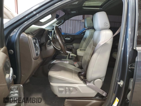 2021 Chevrolet Silverado 1500 LTZ with VIN 1GCUYGED1MZ220280, listed as a Copart auction lot 55361055 with 33,805 mi miles and Salvage Title. Bid and sale history available at DreamBid. Image 7.
