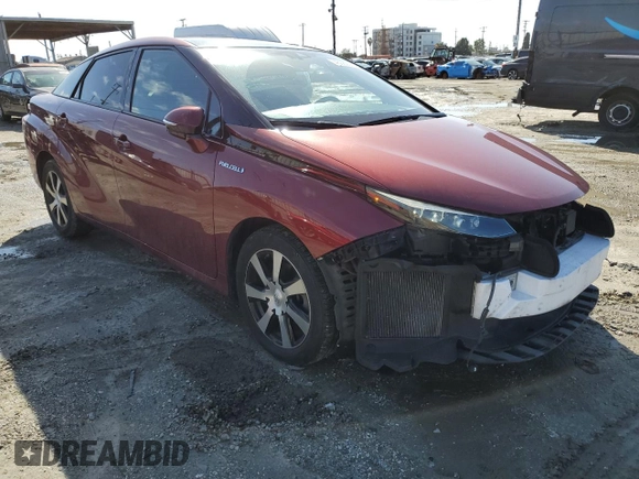 2018 Toyota Mirai with VIN JTDBVRBD5JA004443, listed as a Copart auction lot 45682005 with 76,567 mi miles and Salvage title. Bid and sale history available at DreamBid. Image 4.
