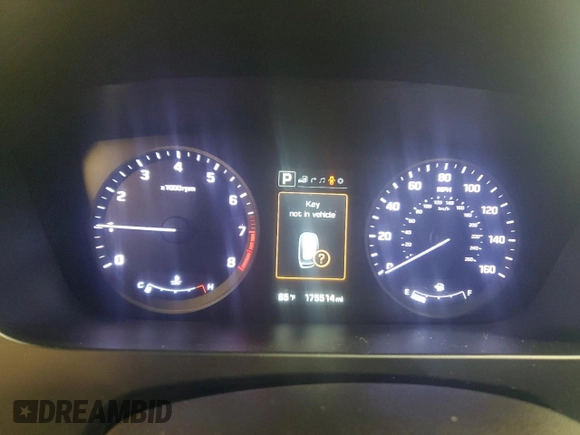 2015 Hyundai Sonata Sport with VIN 5NPE34AF7FH249589, listed as a Copart auction lot 56567415 with 175,514 mi miles and Salvage title. Bid and sale history available at DreamBid. Image 9.