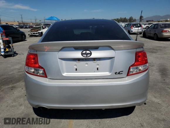 2012 Scion tC with VIN JTKJF5C74C3041767, listed as a Copart auction lot 52808475 with 158,752 mi miles and Salvage Title. Bid and sale history available at carsss.com. Image 6.