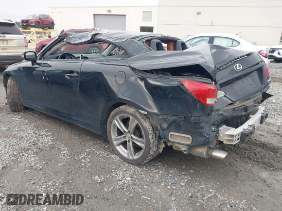2012 Lexus IS 250 C with VIN JTHFF2C27C2525193, listed as a IAAI auction lot 41623953 with Not Provided miles and . Bid and sale history available at DreamBid. Image 3.