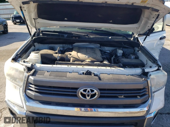 2015 Toyota Tundra SR z VIN 5TFCW5F16FX019046, wystawiony jako Copart lot #57388105 z przebiegiem 123 122 mil mil oraz Szkoda całkowita • Salvage title. Historia ofert i sprzedaży dostępna na DreamBid. Obrazek 11.