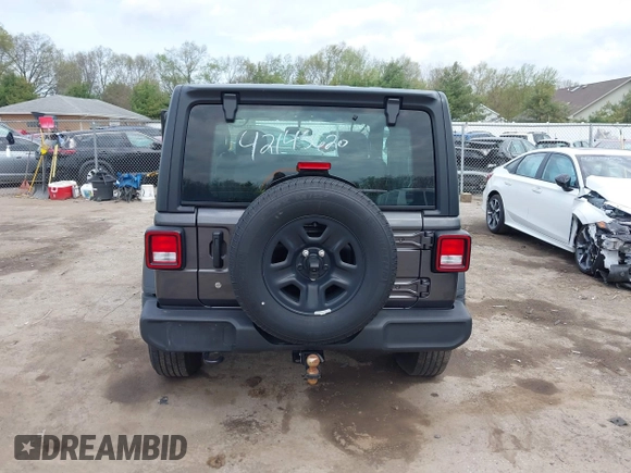 2022 Jeep Wrangler Willys Sport with VIN 1C4GJXAN8NW223101, listed as a IAAI auction lot 42145620 with 42,831 mi miles and . Bid and sale history available at DreamBid. Image 17.