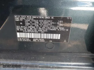 2012 Toyota RAV4 with VIN 2T3ZF4DV7CW151839, listed as a IAAI auction lot 41843712 with 164,275 mi miles. Bid and sale history available at carsss.com. Image 9.